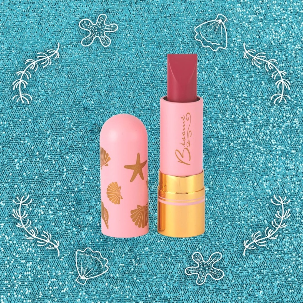 Besame Mermaid Lagoon Starfish Pink Lipstick